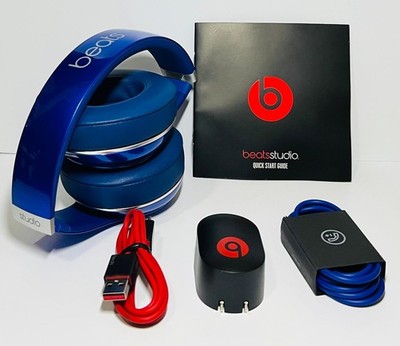 BEATS by Dr. Dre STUDIO2 WIRED BLUE GLOSSY -OVER-EAR HEADPHONES