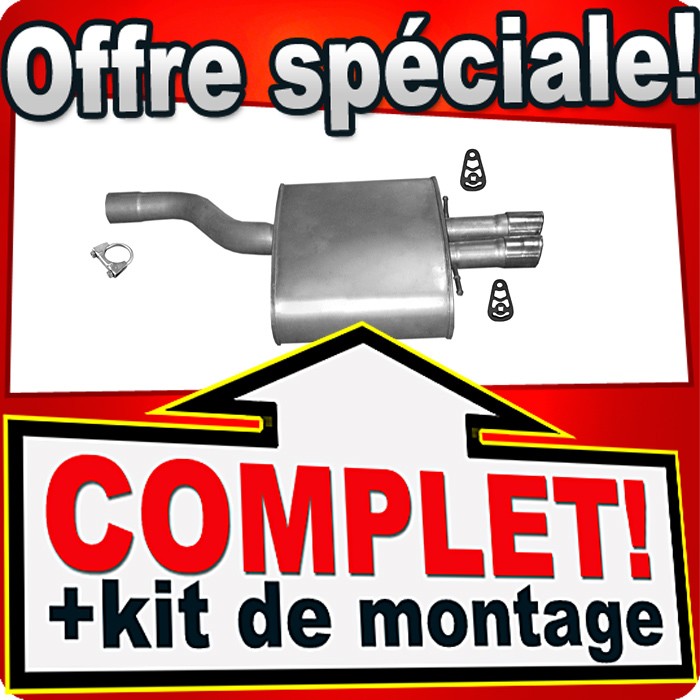 Silencieux BMW 5 E60 E61 3.0D 535d 272CH pot pour réparation échappement usé