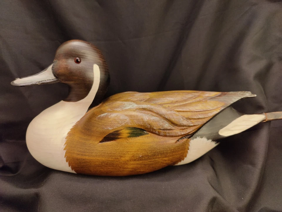 Big Sky Carvers große Ente Köder Pintail (1212) 15" repariert Holz signiert - Bild 2 von 4