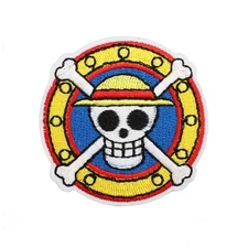 One Piece Manga Pirate TV Series Comic Patch, Iron On/Sew On