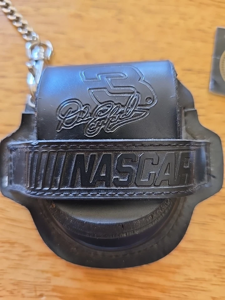 Reloj Bolsillo Franklin Como Nuevo Dale Earnhardt Sr Nascar # 3 De Colección y Estuche De Cuero Foto 3 de 4
