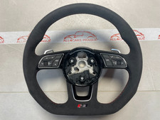 AUDI RS4 RS5 LENKRAD RS ALCANTARA SPORT RS SCHALTWIPPEN ABGEFLACHT ORIG.AUDI NEU