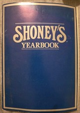 VINTAGE 1981/82 SHONEY'S RESTAURANT SCHOOL YEARBOOK CALENDAR COUPONS SOUVENIR