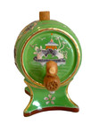 1920s Satsuma Moriyama Moriage Porcelain Sake Decanter Barrel Set – 5 Cups — photo 10