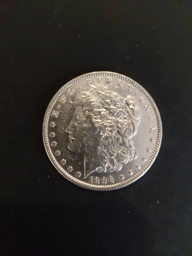 1896 AU Morgan Silver Dollar