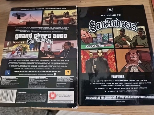 Grand Theft Auto San Andreas PC DVD-ROM - CUSTODIA A LIBRO EDIZIONE LIMITATA CON SLIP - Foto 2 di 2