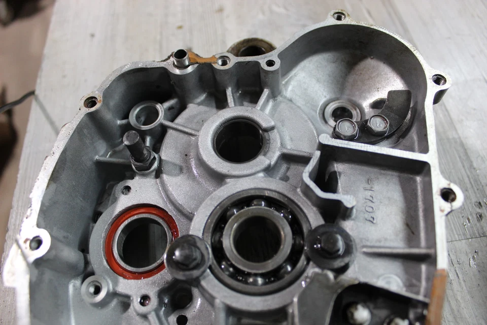 Kawasaki Kdx200 1995 motor izquierdo derecho cárter cárter cárter bloque Foto 4 de 4