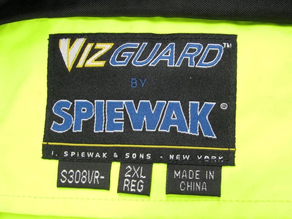 Spiewak S308VR Vizguard Short Reversible Rain Jacket - Size 2XL - Used - Image 3 of 4