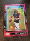 2024 Panini Donruss Optic - Rated Rookie Caleb Williams #201 Pink Prizm (RC)