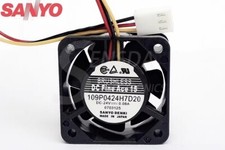 SANYO 109P0424H7D20 4015 DC24V 0.08A 40 15MM 3-Pin Silent Cooling Fan