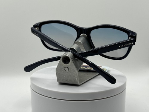 Vintage Eyeglasses NOS Cat Eye Blue/Grey Fade Navy Blue Frame Coach 6095 Y2K - Picture 6 of 10