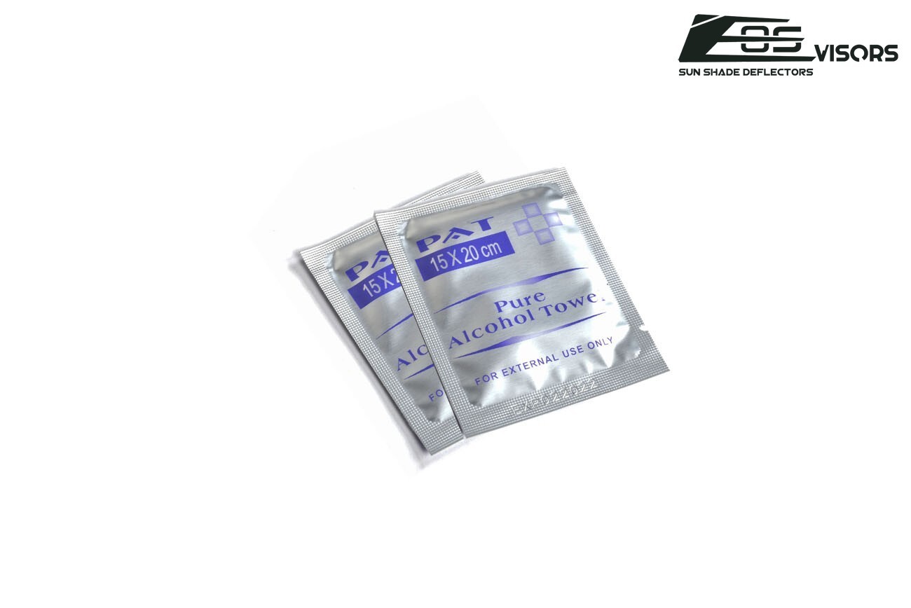 For 88-91 Honda Civic Wagon JDM Tape-On Side Vents Window Visors Rain Guard