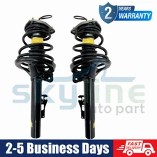 2pcs Front Shock Absorber Struts Assembly PASM Fit Porsche 911 997 4WD 05-2012