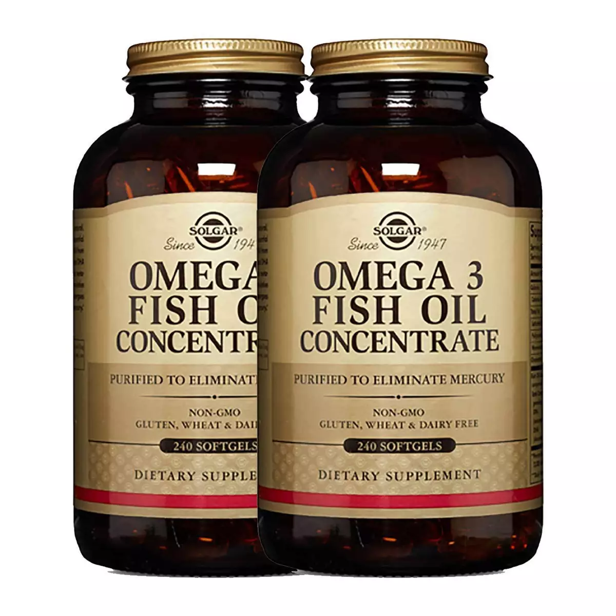 Omega-3 Fish Oil Concentrate Softgels - Heart Health - Solgar