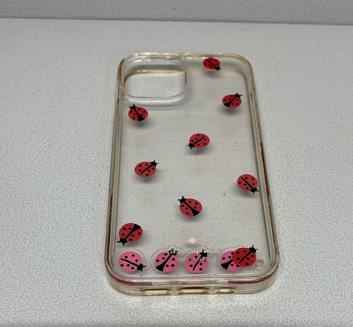 KATE SPADE PHONE CASE FOF iPHONE 14 PRO - LIQUID LADYBUG DISPLAY KA553 - Picture 3 of 15