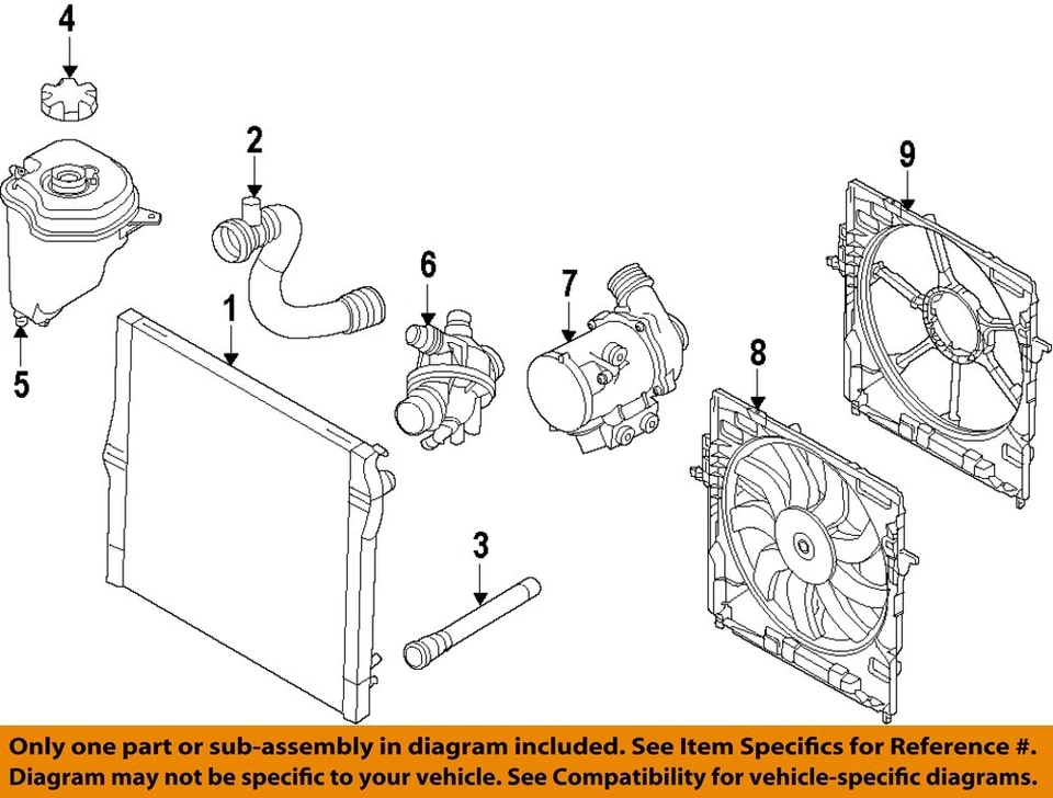 Used Engine Coolant Reservoir fits: 2012 Bmw X5 Grade A - Image 3 of 4