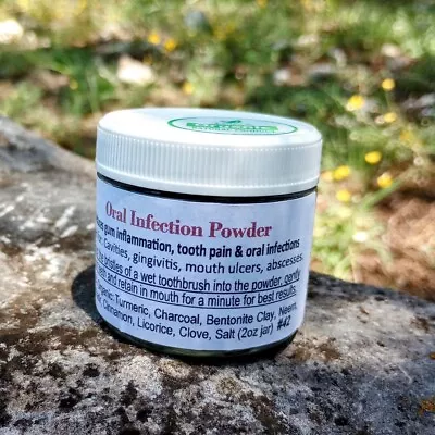 HERB MAN TEAS Oral Tooth Powder for gum inflammation & toothache