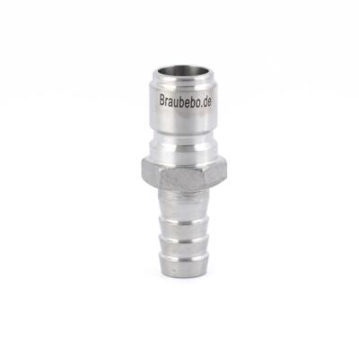 Quick Disconnect QD Typ E 1/2'' Vaterteil mit Schlauchtülle Edelstahl