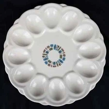 Canonsburg TEMPORAMA Deviled Egg Plate