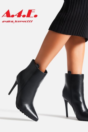 Brand New black ankle high booties 