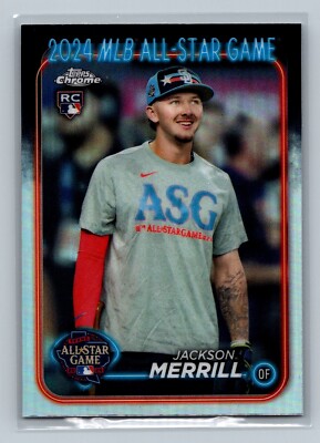 2024 Topps Chrome Update Jackson Merrill All Star Game RC | eBay