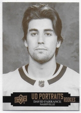 2021-22 Upper Deck Portraits #P59 David Farrance - Nashville Predators