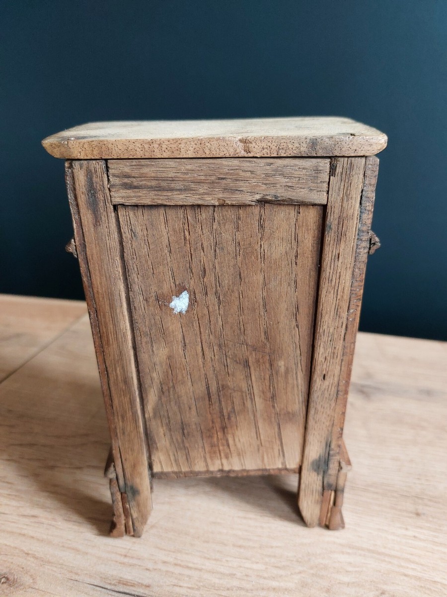 Ancien meuble table de chevet ancienne Jumeau Steiner 1900