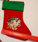 3 Mickey and Friends Felt Christmas Stockings Red & Green Felt Disney 2 Sm 1 Lg — photo 4