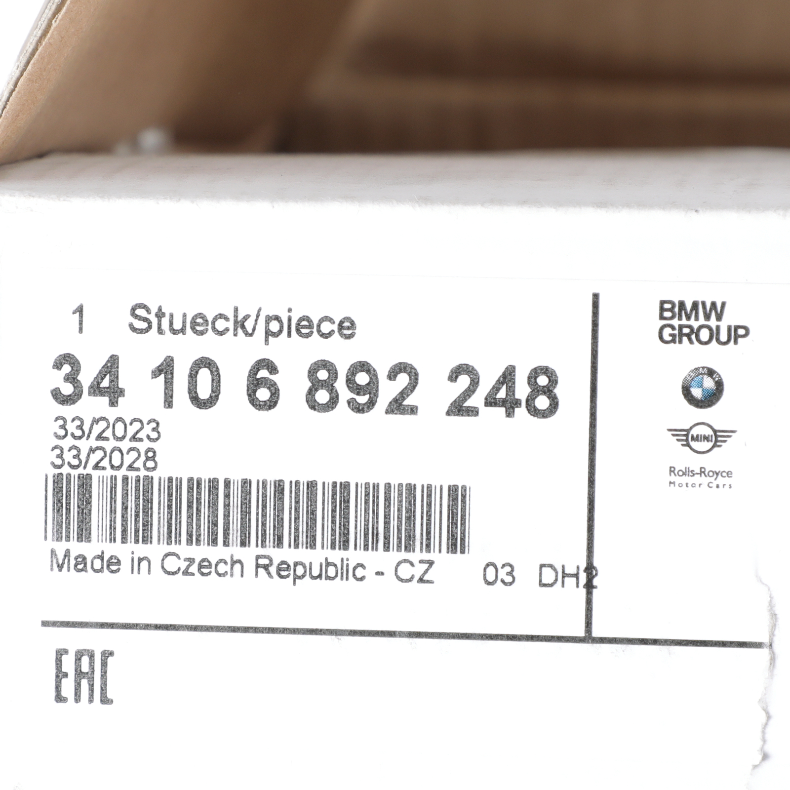 GENUINE ROLLS ROYCE Phantom Cullinan Brake Caliper Housing Right 34-10-6-892-248