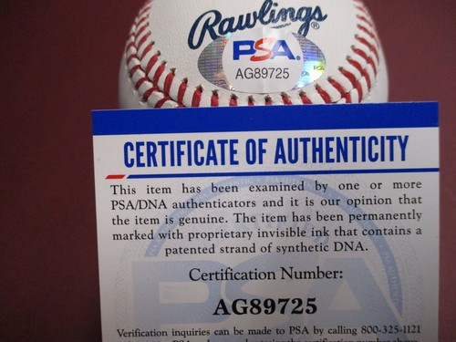 Robinson Cano NY Mets Autographed Official Ball Signed Baseball PSA COA - Picture 8 of 9