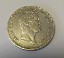 5 Francs - LOUIS PHILIPPE I - FRANCE - Embossed Writing On The Edge - 1830 A