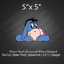 Winnie the Pooh Piglet BFF Sad Eeyore Vinilo Peeker Impermeable Vinilo Adhesivo