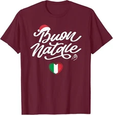 Buon Natale Italian Family Christmas, Italy Pride Unisex T-Shirt