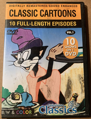 Classic Cartoons 10 Full Length Episodes (DVD)