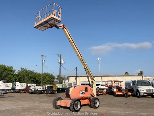 2009 JLG 600AJ 60' 4WD Diesel Articulating Boom Lift Man Aerial Platform bidadoo