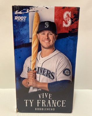 Seattle Mariners Baseball Team Vive Ty France 7/18/23 SGA Bobblehead Root Sports