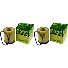 2X Original MANN-FILTER Filtre À Huile HU 611/1 X Oil Filter
