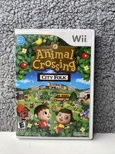 Animal Crossing: City Folk (Nintendo Wii, 2008) w/manual