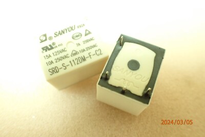 Sanyou SRD-S-112DM SPST-NO 10A 9V 250V, KLASSE F ISOLATIONSRELAIS UK LAGERBESTAND x3 Stück