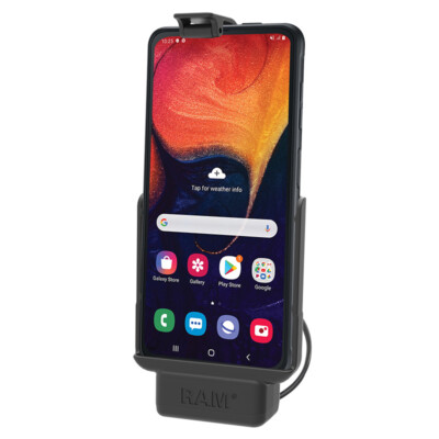 Powered Cradle Blende RAM-HOL-SAM9PU HOLDER für Samsung XCover Pro mit USB