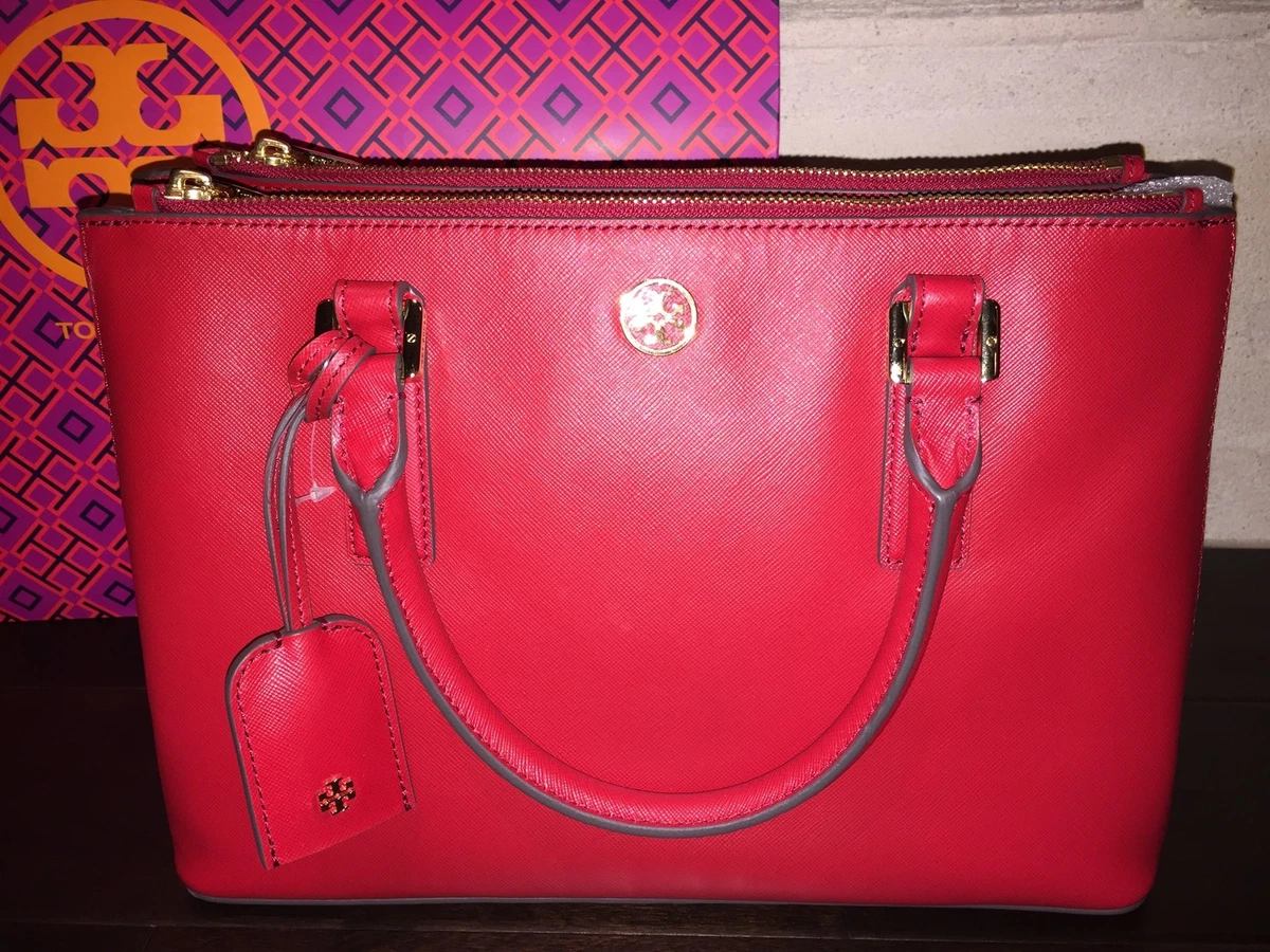 Tory Burch Robinson Small Double Zip Tote