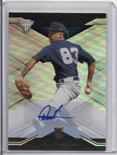 2021 Chronicles #6 Deivi Garcia Titanium Auto Rookie RC