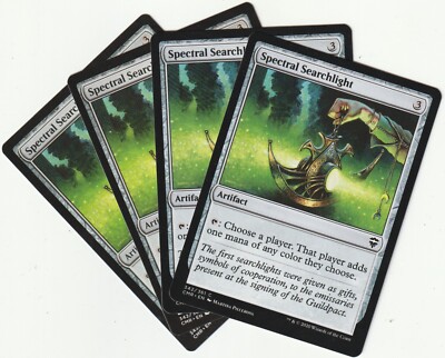   4 MAGIC: The Gathering SPECTRAL SEARCHLIGHT Artifact MTG PLAYSET *Artefakt