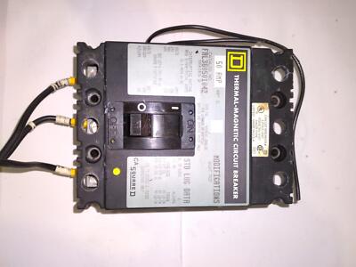 SQUARE D THERMAL-MAGNETIC CIRCUIT BREAKER FAL360501042 SERIES 2