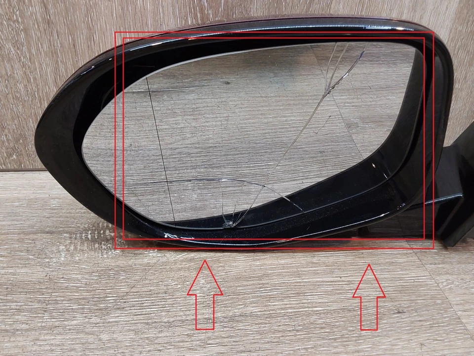 Conjunto de espelho lateral esquerdo Honda Odyssey 2014-2017 fabricante de equipamento original - Imagem 3 de 4