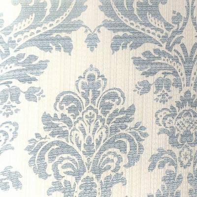 FD25061 - Tempus Luxury Damask Cream Teal Fine Decor Wallpaper