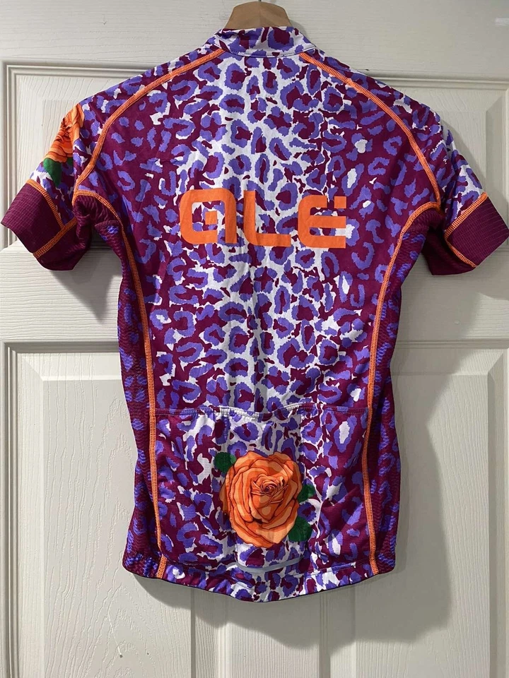 Camiseta deportiva de ciclismo Alé Bouquet para mujer multicolor talla S hecha en Italia Foto 2 de 4