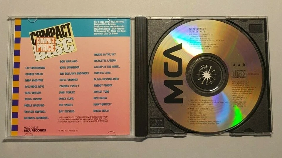 John Conlee - Greatest Hits - Versandrabatt ab zweiter CD - - Bild 2 von 3