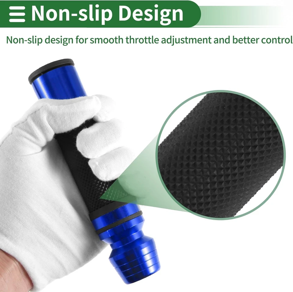 7/8" Motorcycle Handlebar Hand Grips For Suzuki RM65 RM85 RMZ250 RMZ450 DRZ650 - Image 3 of 4