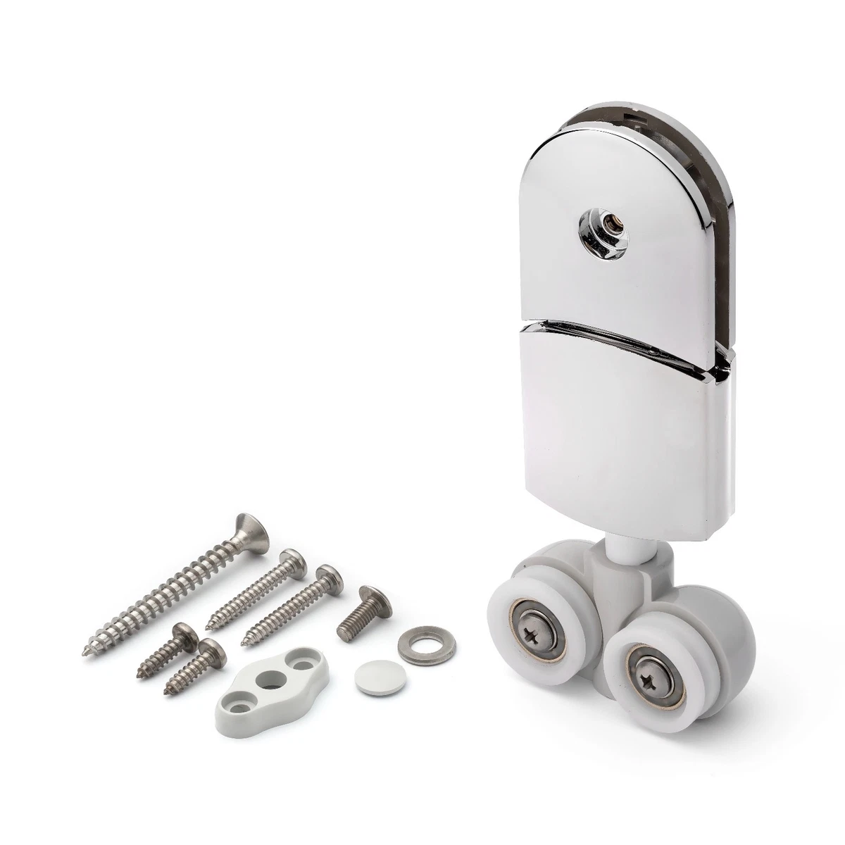 1X Percha Tipo Top Rodillo Puerta de Ducha Rodillo Acanalado Ruedas Partes eBay